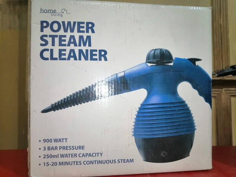 Home Living Hand Held Steam Cleaner with Accessories, Imported 4