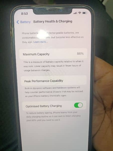i phone 11pro Max 85% Battery PTA Proved 5