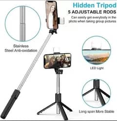 4 in 1 Wireless Selfie Stick & Tripod