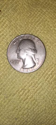 Liberty 1967 Quater Doller Coin