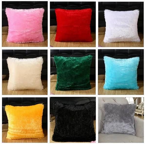 FLUFFY CUSHION COVER WITHOUT FILLING plush cushions 0