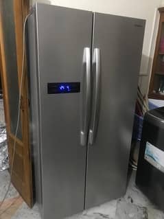 side by side double door imported refrigerator energy saver model