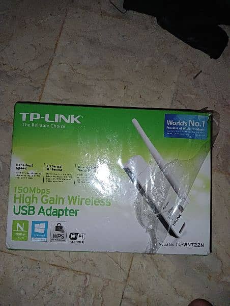 TP-Link WN 722n + Pulze Data Cable Type C Fast charging 1