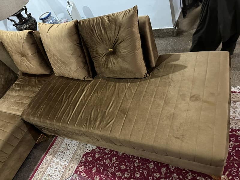 L-shaped sofa 7 seater 1
