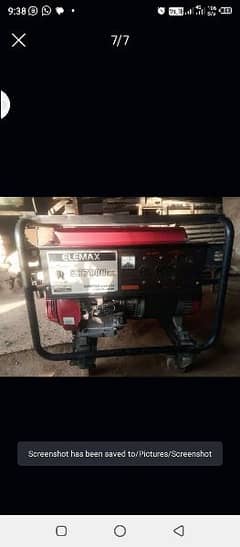 Elemax Honda Generator for sale