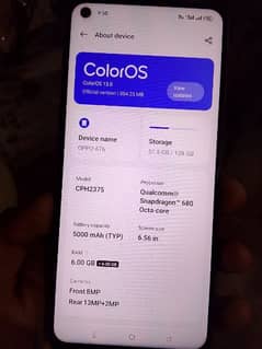 Oppo A76 Mobile hai used 0