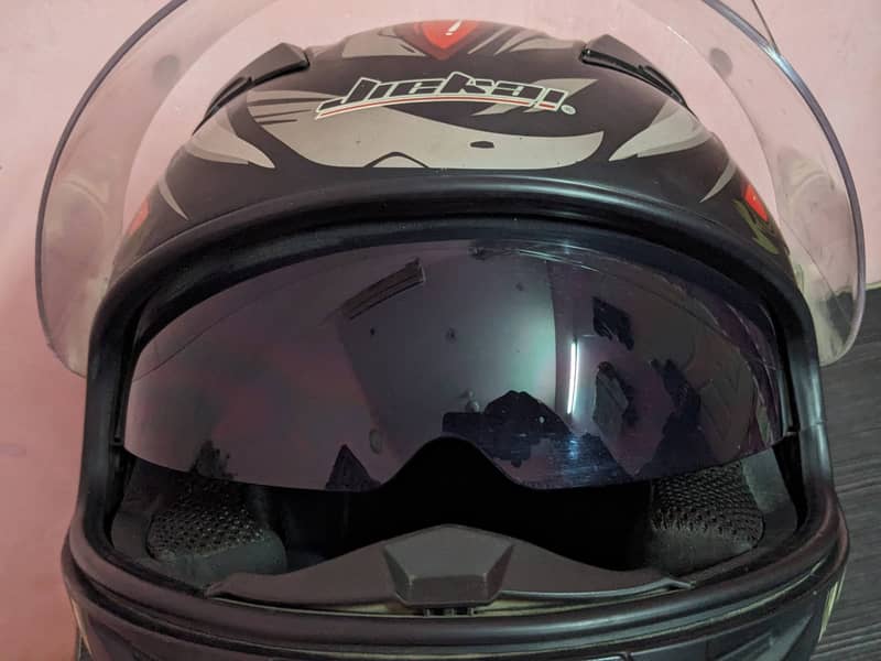 Jiekai JK316 Matt Jaw – DOT Certified  Dual Visor – Full Face Helmet 2