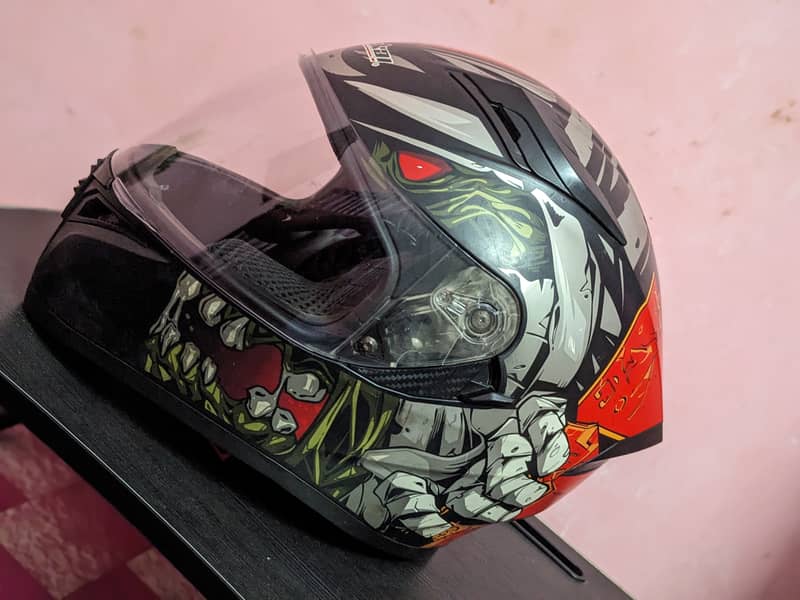 Jiekai JK316 Matt Jaw – DOT Certified  Dual Visor – Full Face Helmet 4