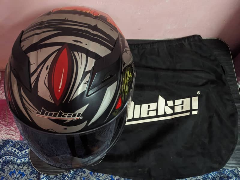 Jiekai JK316 Matt Jaw – DOT Certified  Dual Visor – Full Face Helmet 7