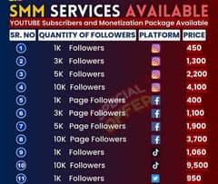 all social media services available at cheep price