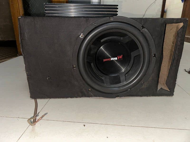 woofer and amplifier complete set 3