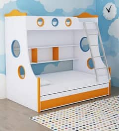 kids double floor  bed