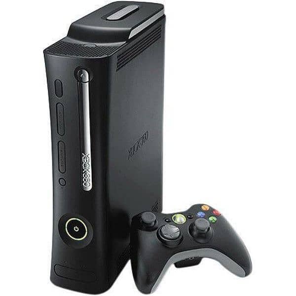 Xbox 360 with 2 wireless controllers with 100+ games 2