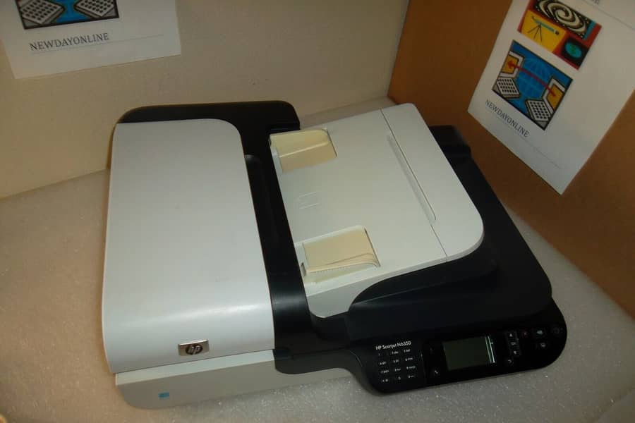 HP Scanjet N6350 Networked Document Flatbed Scanner 4