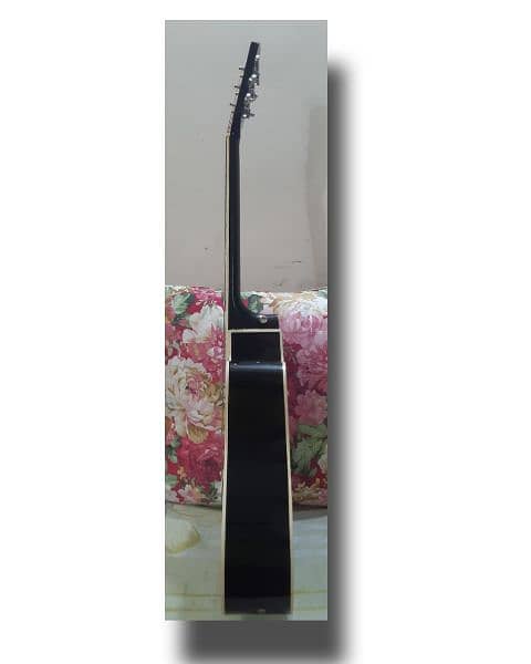 Jumbo 41 Inches Black Semi-Acoustic Guitar 3