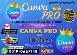 Canva Pro for Lifetime Just Rs 300 | 24/7 Fast Activation CanvaPro
