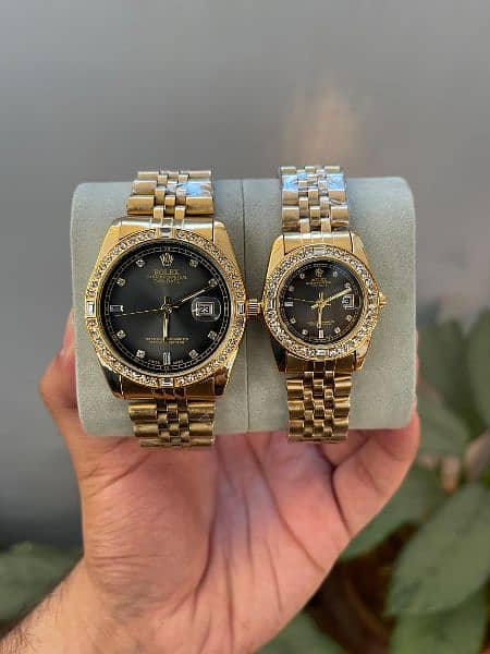 Top Quality Men Luxury pair watch with premium look 0