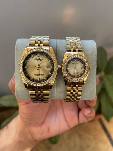 Top Quality Men Luxury pair watch with premium look 2
