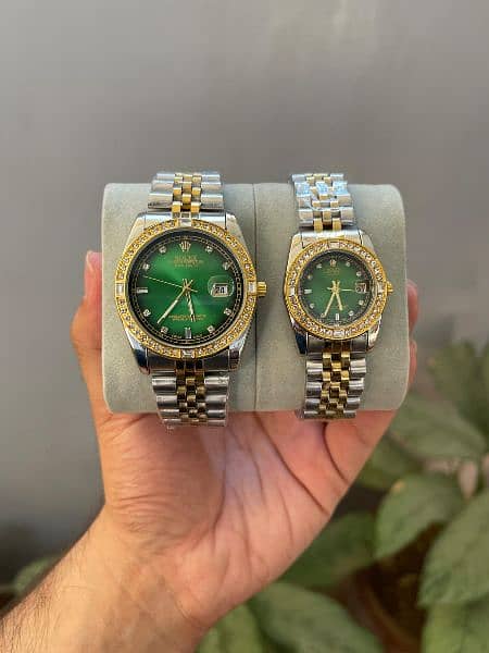 Top Quality Men Luxury pair watch with premium look 5