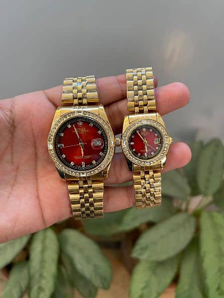 Top Quality Men Luxury pair watch with premium look 7