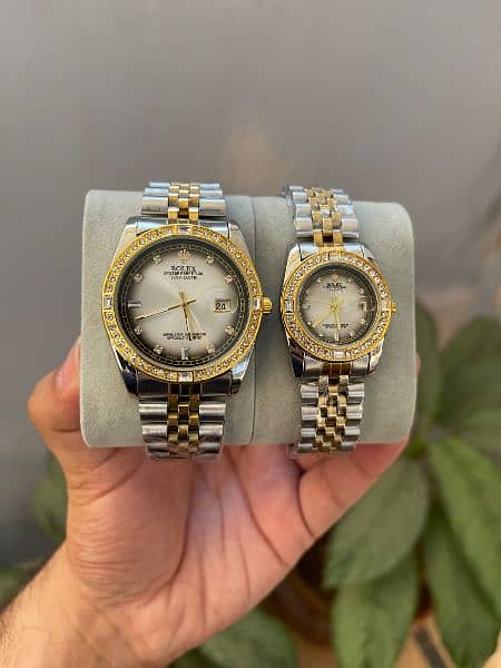 Top Quality Men Luxury pair watch with premium look 13