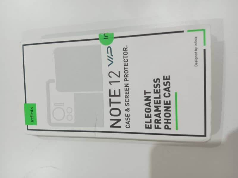 Infinix Note 12 VIP back cover and protector 100%Orignal 0