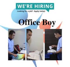 Office Boy Required Duty sham 6 suba 6 Tk 25K salary Bahria Town