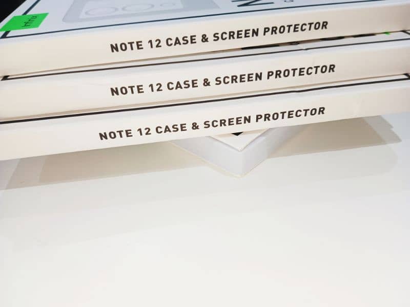 Infinix Note 12 back cover and protector 100% original 3
