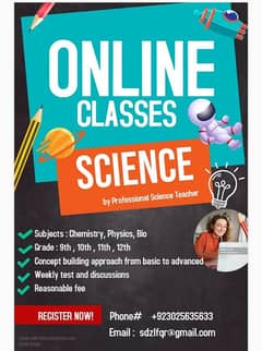 Online Classes(Science)