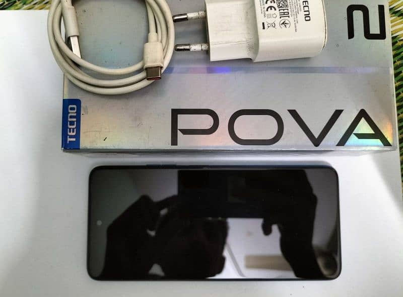Tecno Pova 2 Ram 6/128 with Box & Charger In very Good condition. 3