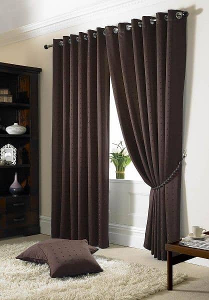 2 Pies Curtain For Your Window. . . Malai Velvet All Colours Available 1