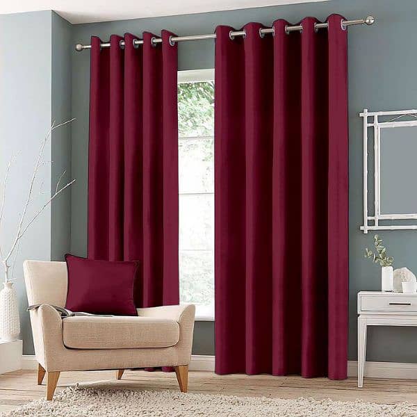 2 Pies Curtain For Your Window. . . Malai Velvet All Colours Available 3