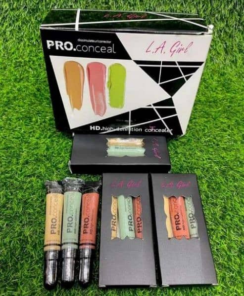 HD pro high coverage concealer pack of 3 0