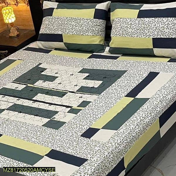 3 PCs double bedsheets cotton All Pakistan delivery available 130Rs 2