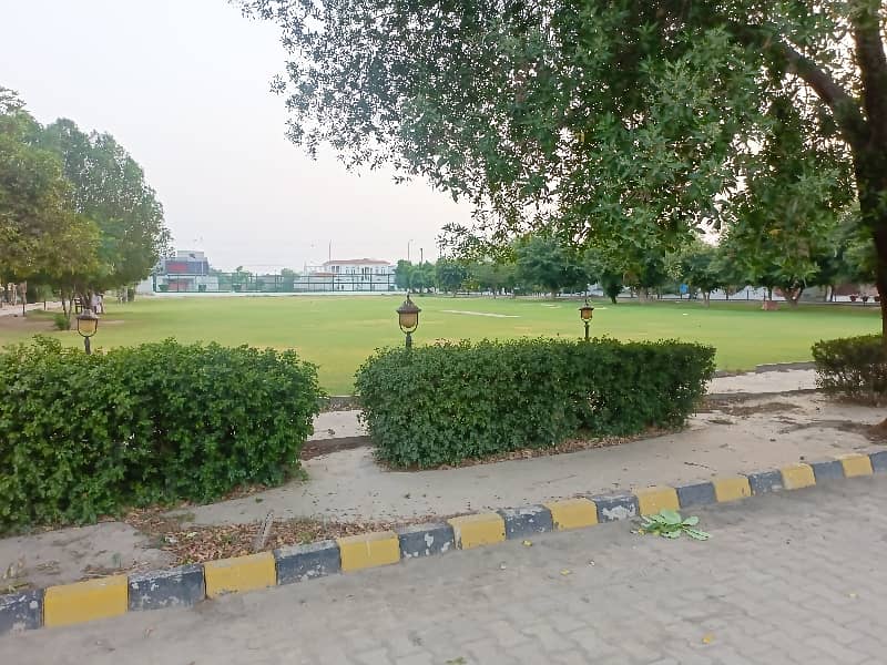 11 Marla plot available for sale in Premium block Abdullah Gardens Canal Road fsd 11