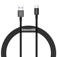 Baseus Type-C Cable USB to Type-C Cable Black/White Pouch Packing 0