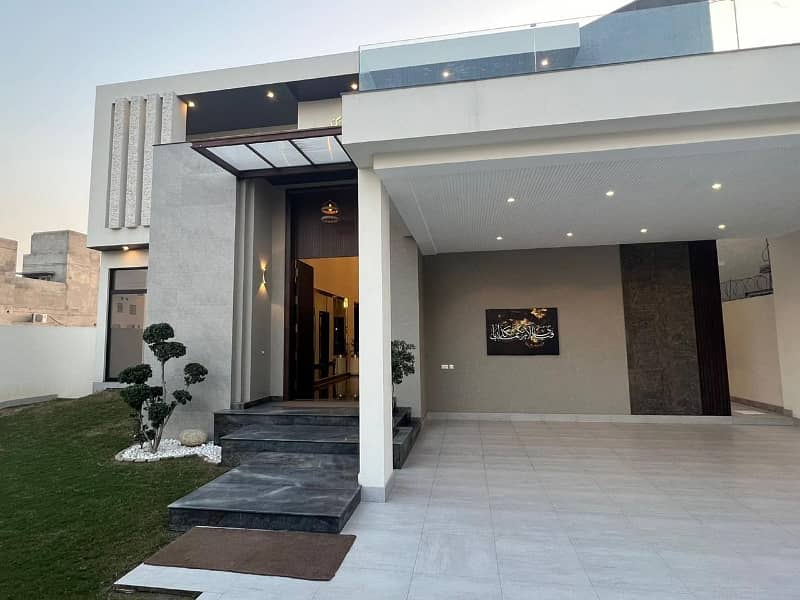 1 Kanal Vvip Brand New Luxury House Available For Sale In Raza Garden Canal Road Fsd 4