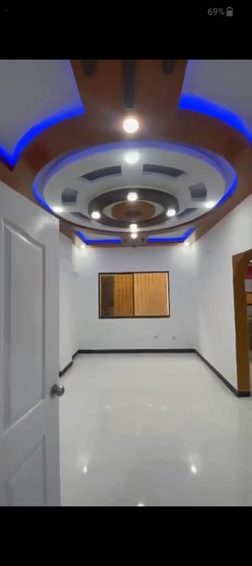 2 Bed DD Second Floor Fully Renovated Flat Gulshan e Iqbal Block 10A Near Lasania Restaurant 0