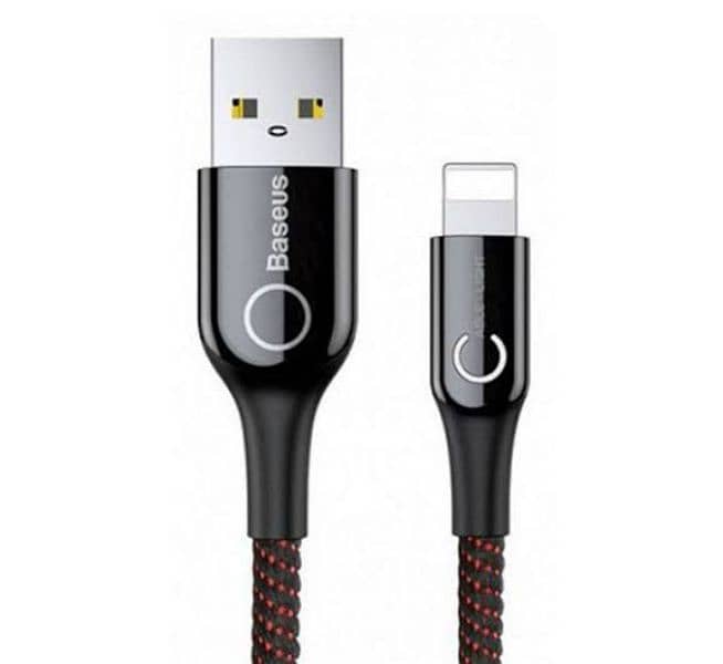 Baseus USB to iPhone Intelligent Power Off Chip Cable 1M/2M 0