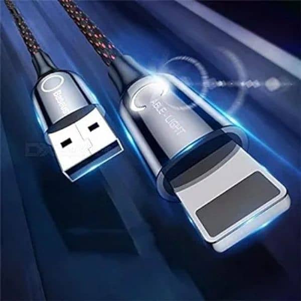 Baseus USB to iPhone Intelligent Power Off Chip Cable 1M/2M 1