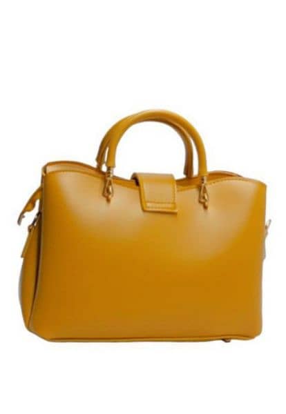 women leather plain handbag 2