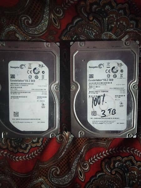 320 GB western hard 3 3 TB Two segate Hard Disk For sell 1