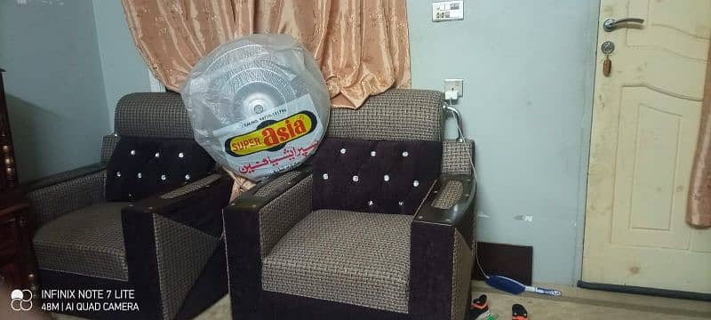 5 Seater Sofa Set place in Commerce College, Mansehra 03479112090 4