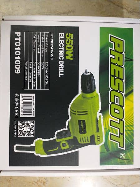 Prescott Electric Drill 550W 0