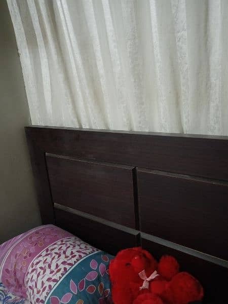 with sofam . . . bed is good condition only 6 months used 3