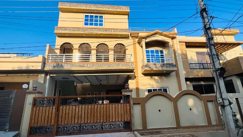 10 Marla Brand New Double Story Double Unit House Available For Sale In Gulshan Abad Sector 2. 2