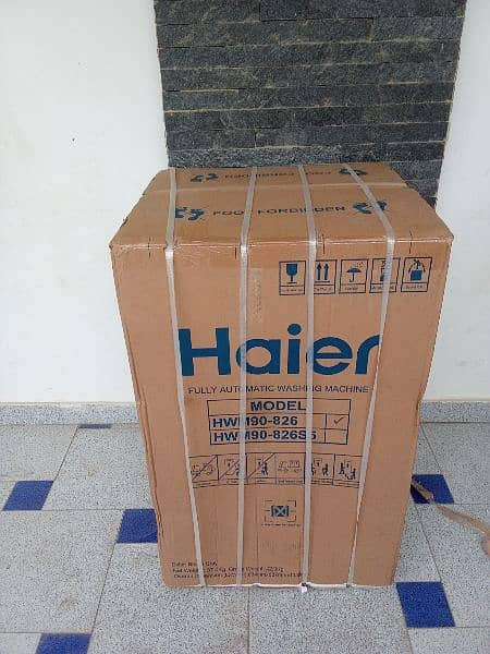 HaierHaier 9kg-HWM 90-826-Fully Automatic-Top Load Washing Machine 0