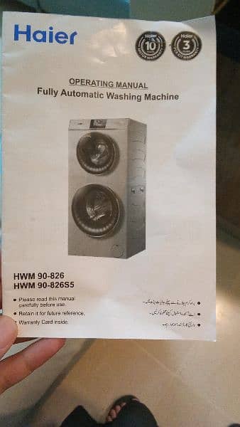 HaierHaier 9kg-HWM 90-826-Fully Automatic-Top Load Washing Machine 1