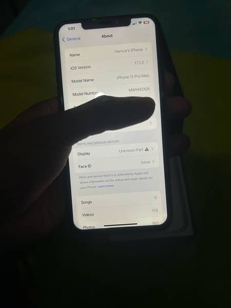 iphone 11 pro max 64gb non pta with Box (just panel changed) 2