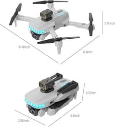 P14 Pro Wifi Fpv Drone With 4K Hd Dual Camera Altitude Hold Mode